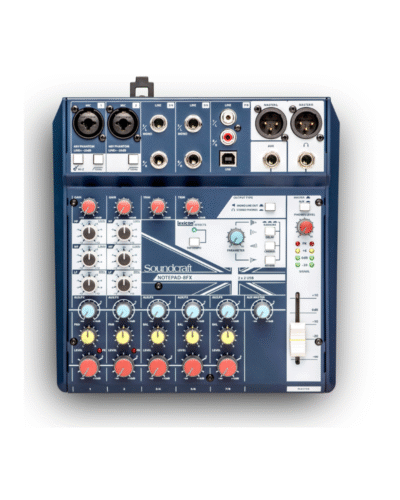 Soundcraft Notepad-8FX Analog Mixer with USB Audio Interface & Lexicon Effects