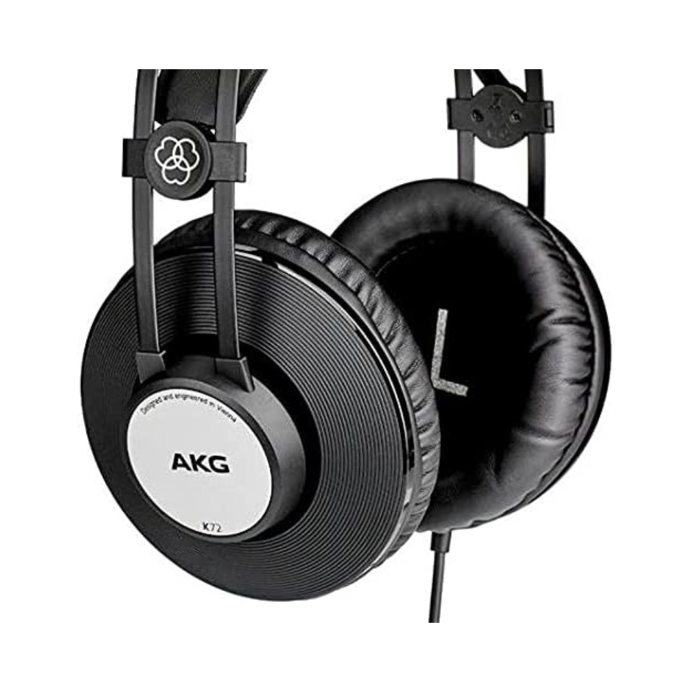AKG K72 closed back studio headphones side angle