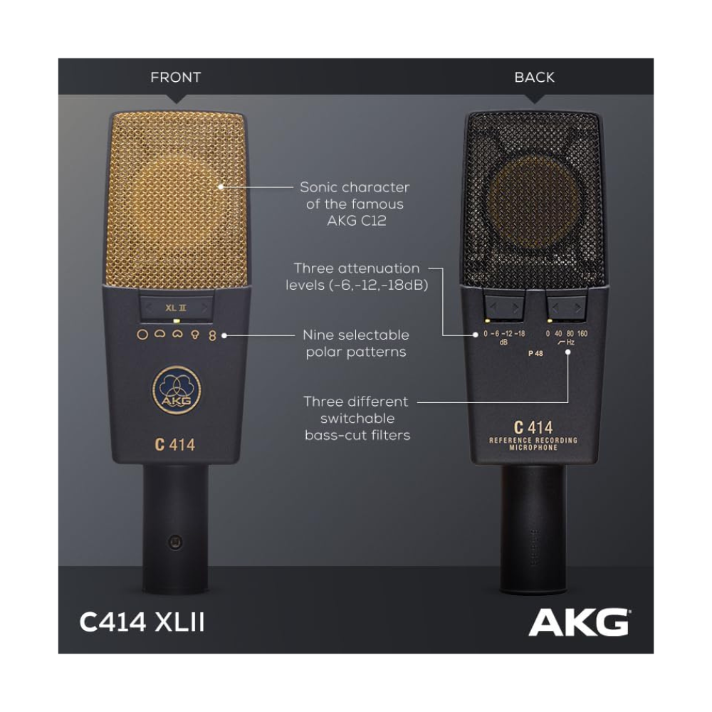 AKG C414 XLII Large-diaphragm Condenser Microphone - Image 5